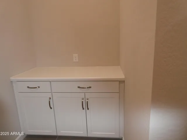 a close view of closet