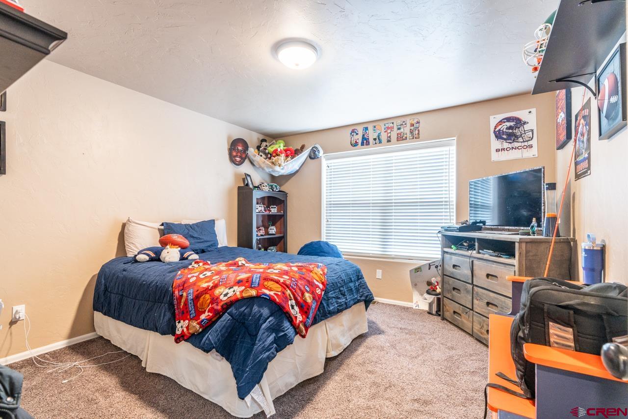 1265 H25 Road Delta, CO 81416 - Photo 14 of 34 a bedroom with a bed and a flat screen tv