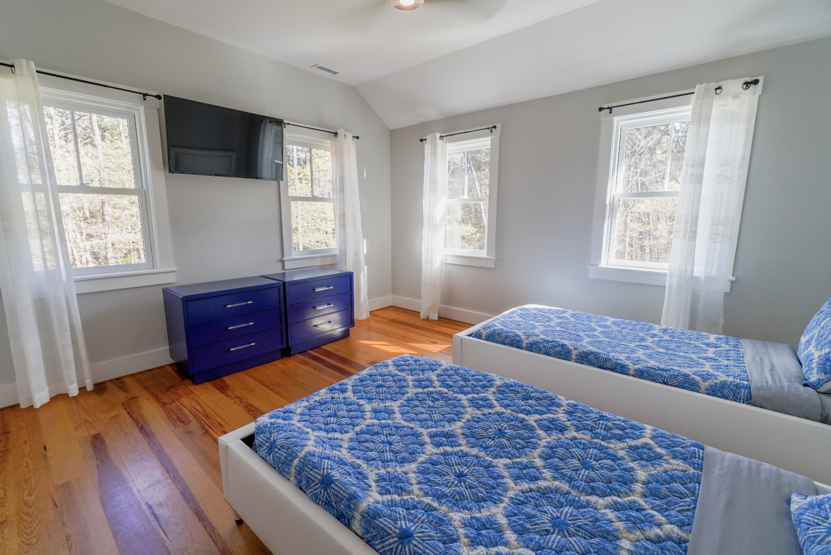 3 Sengekontacket Road Oak Bluffs, MA 02557 - Photo 20 of 34 a bedroom with a bed and two windows