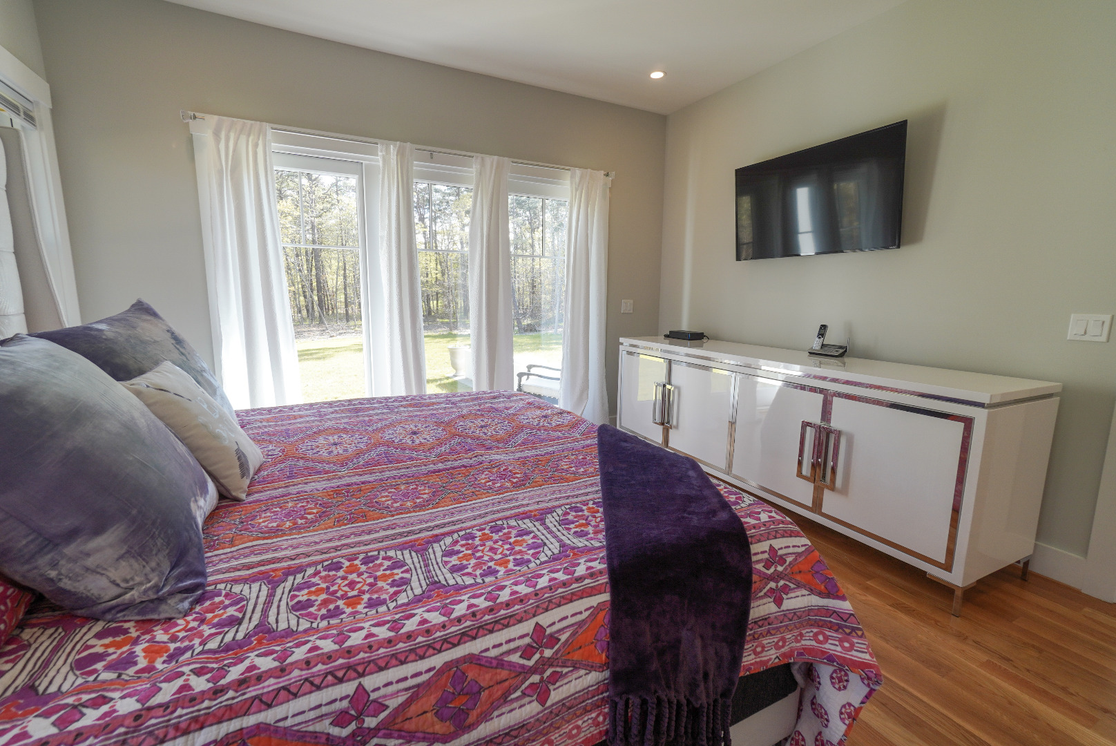 3 Sengekontacket Road Oak Bluffs, MA 02557 - Photo 8 of 34 a bed room with a bed tv and a window