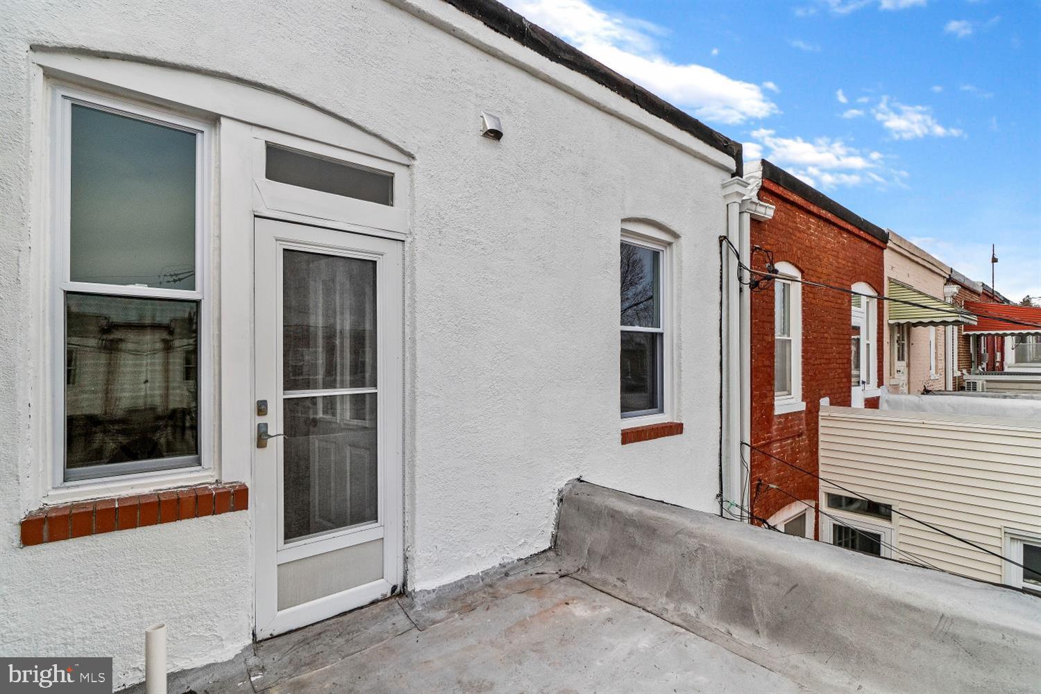 3609 Elkader Road Baltimore, MD 21218 - Photo 25 of 35 Rear Balcony