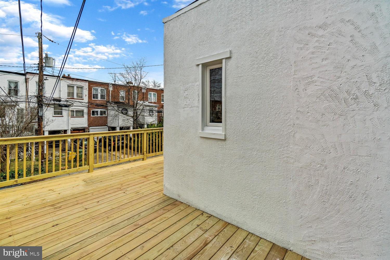 3609 Elkader Road Baltimore, MD 21218 - Photo 30 of 35 Rear Deck Off Kitchen