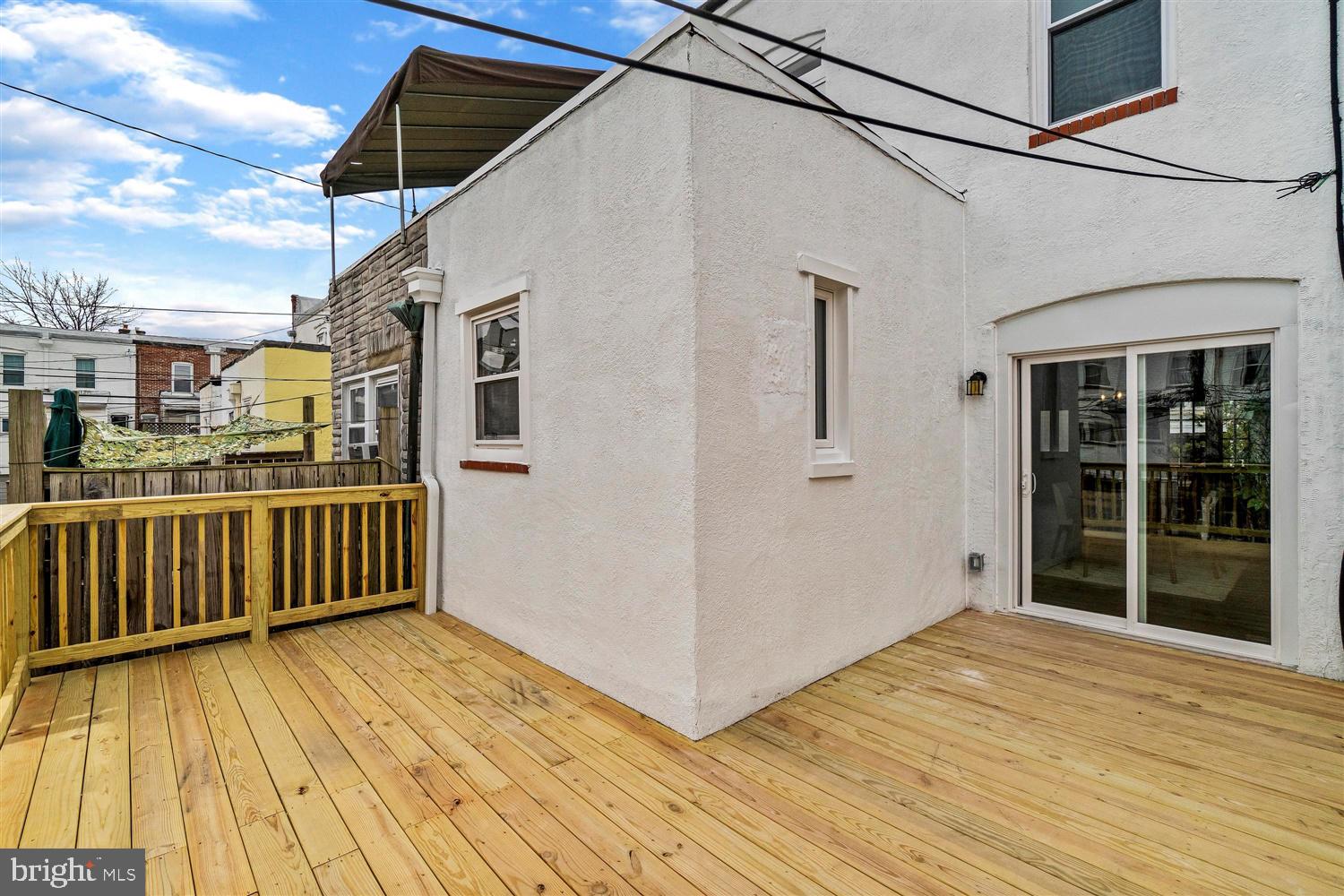 3609 Elkader Road Baltimore, MD 21218 - Photo 31 of 35 Rear Deck off Kitchen