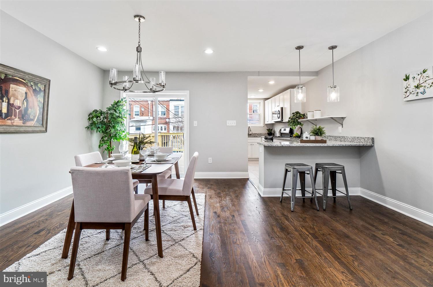 3609 Elkader Road Baltimore, MD 21218 - Photo 9 of 35 Dining Room & Kitchen