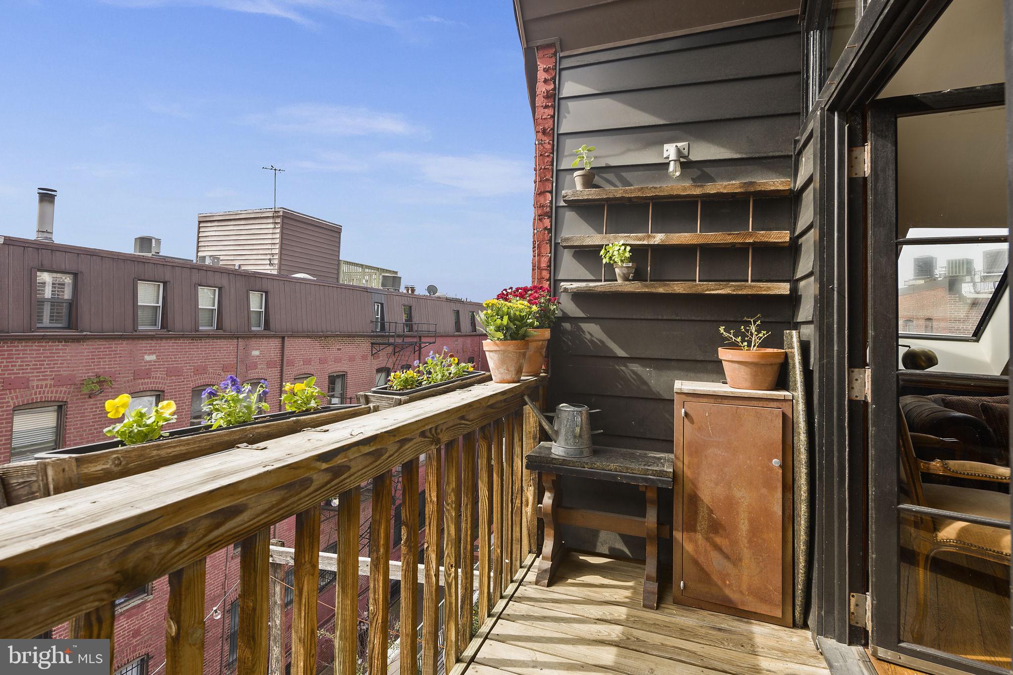 1624 U Street Northwest, Unit 400 Washington, DC 20009 - Photo 12 of 33 Large balcony