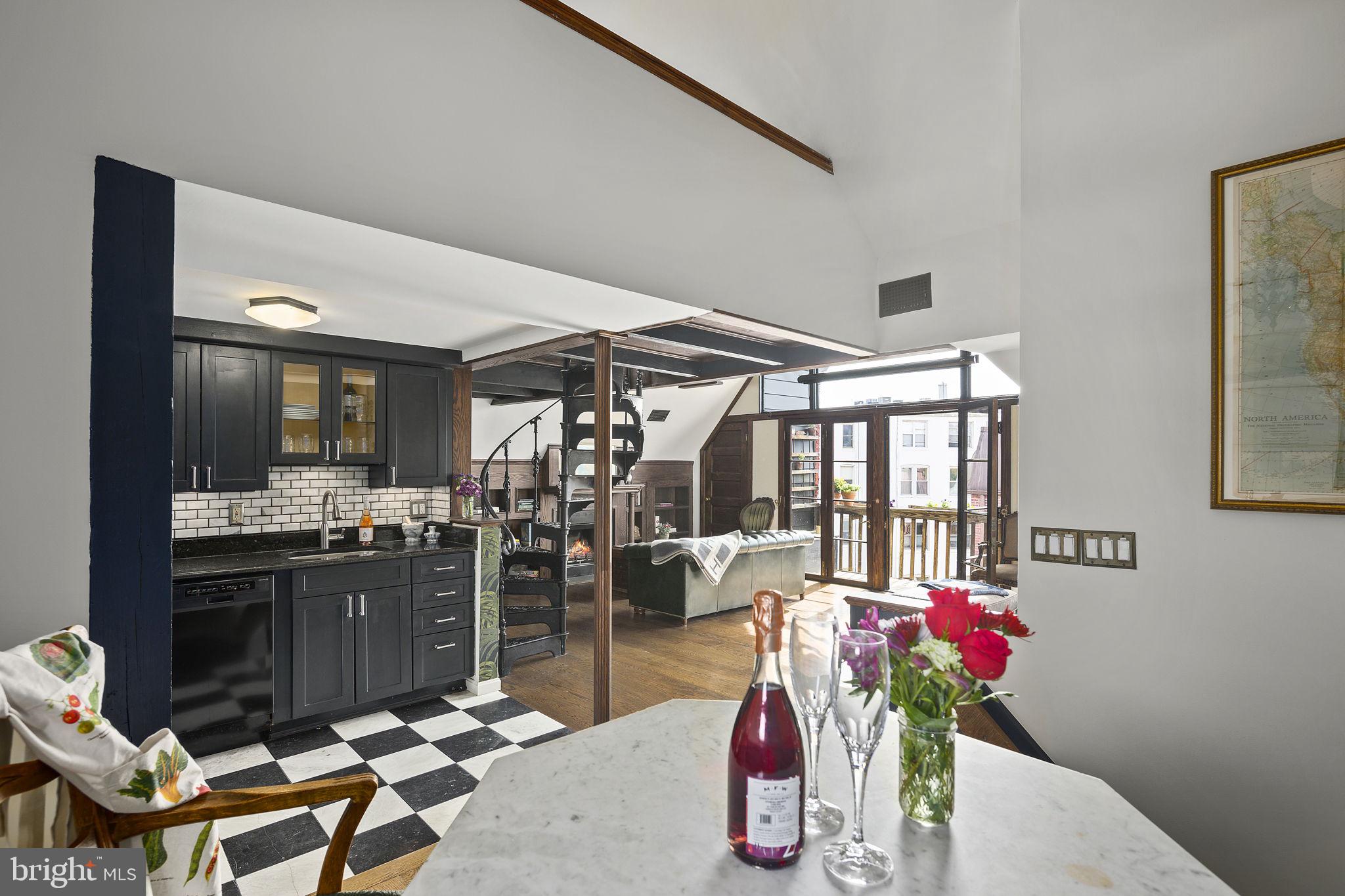 1624 U Street Northwest, Unit 400 Washington, DC 20009 - Photo 23 of 33 Combination dining and kitchen