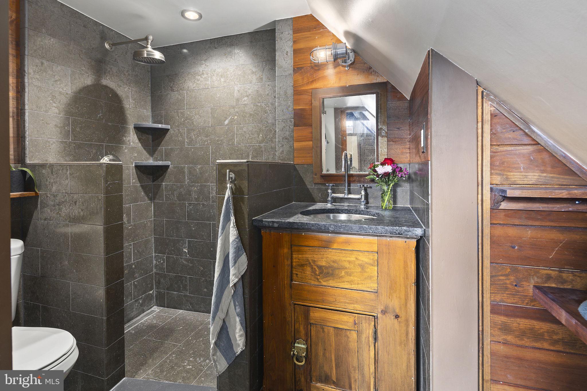 1624 U Street Northwest, Unit 400 Washington, DC 20009 - Photo 25 of 33 Walnut walls & vanity