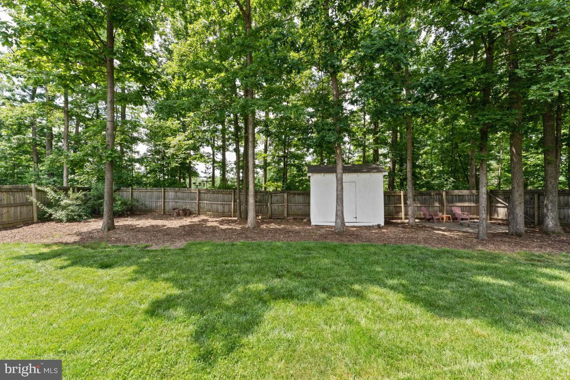 4533 Cub Run Road Chantilly, VA 20151 - Photo 38 of 41 Fully Fenced Rear, Tree Lined and New Shed