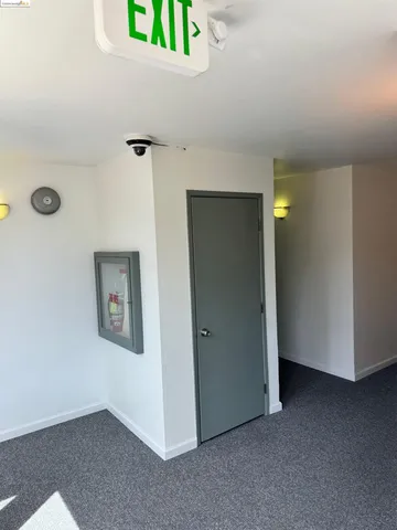 a car parked in front of a building