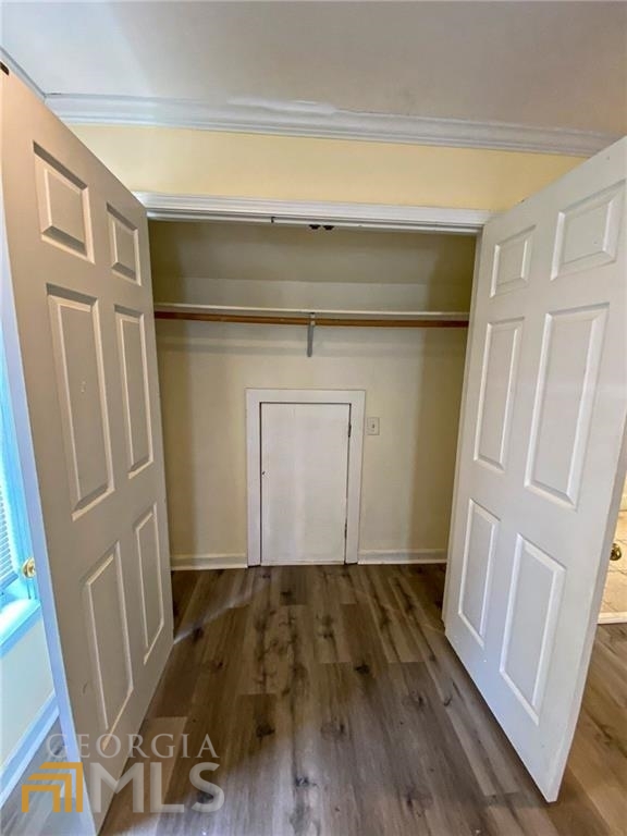 251 Holly Road Northwest Atlanta, GA 30314 - Photo 17 of 21 a view of front door with wooden floor
