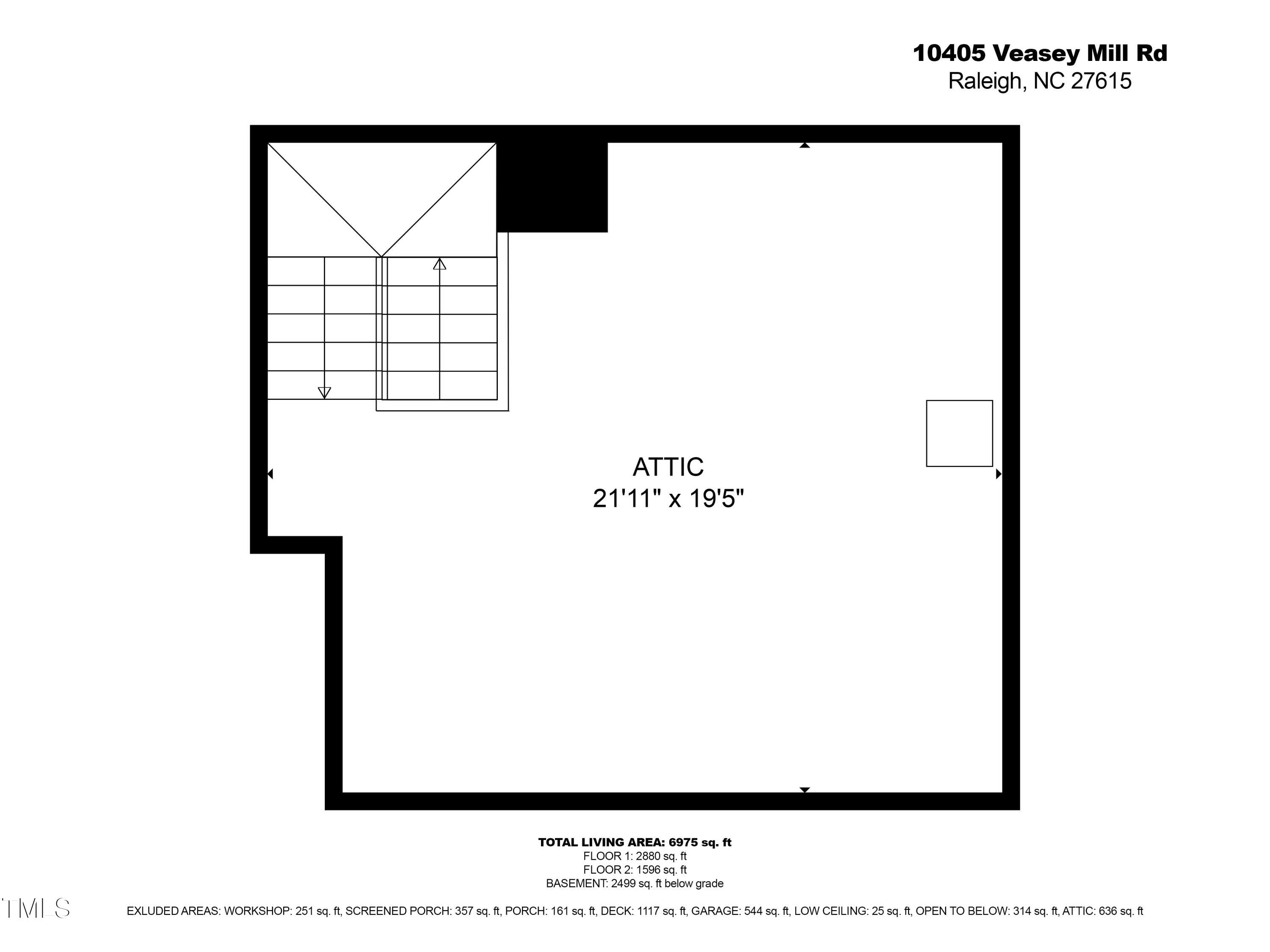 10405 Veasey Mill Road Raleigh, NC 27615 - Photo 94 of 94 2-Attic