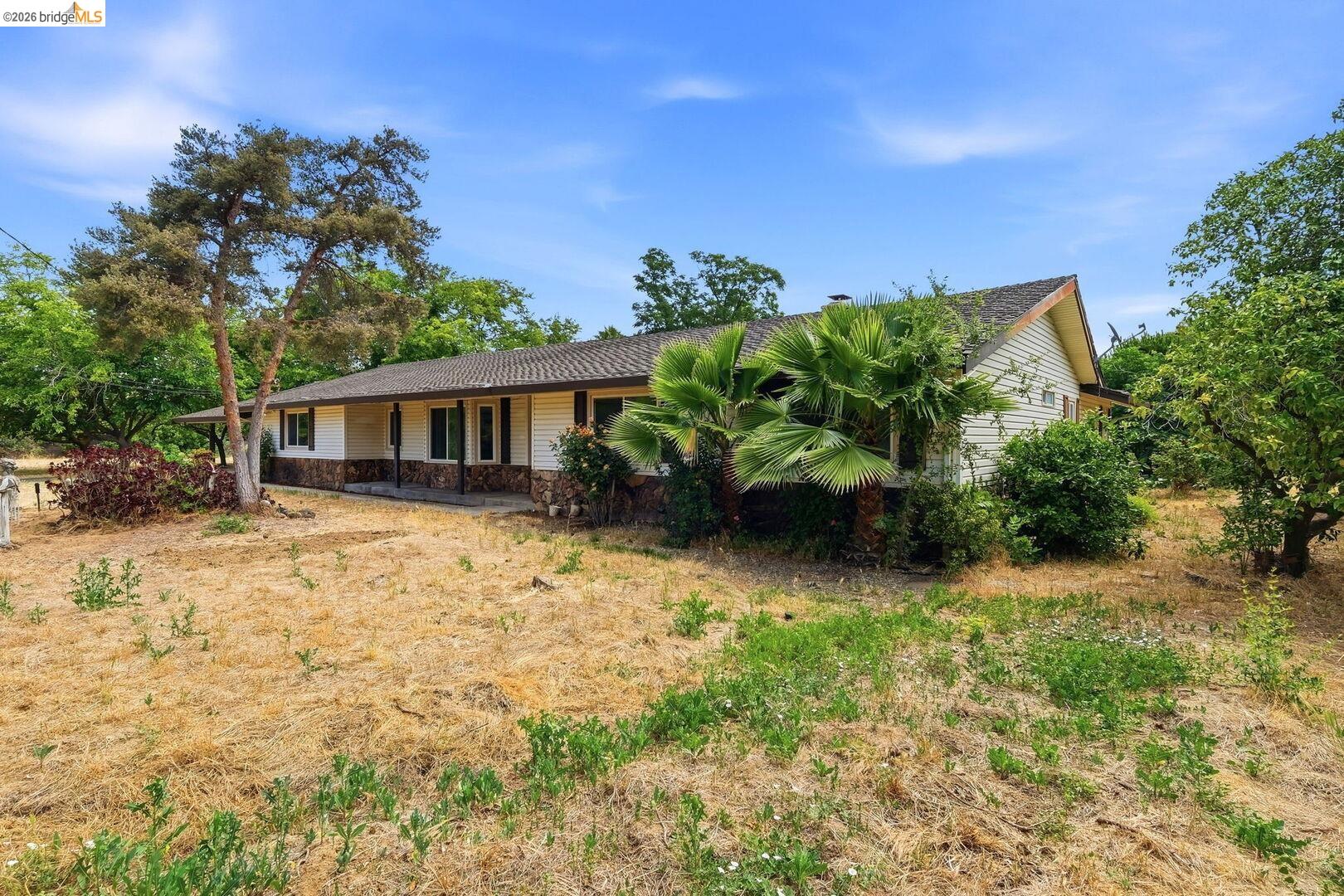 1590 Sunset Road Brentwood, CA 94513 - Photo 3 of 45 Back of house and fields