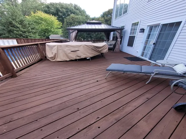 a view of sitting space on roof deck