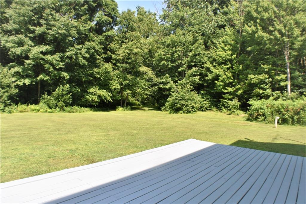 541 Millburn Road Mercer, PA 16137 - Photo 5 of 25 This freshly painted deck off the back of the home is a great place to watch wildlife and plenty of room for family activities.