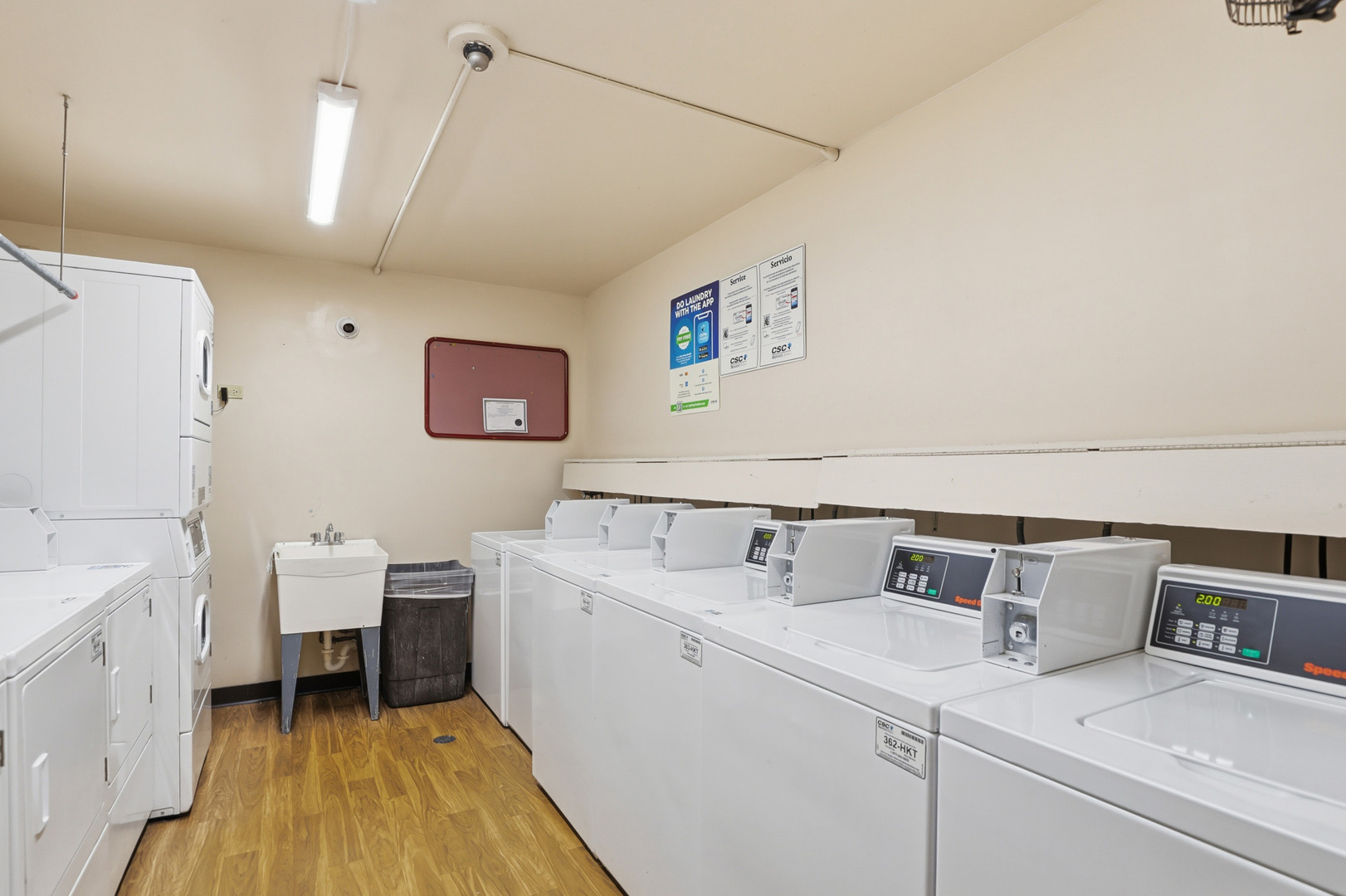 1375 Rebecca Drive, Unit 213 Hoffman Estates, IL 60169 - Photo 18 of 21 a utility room with dryer and washer