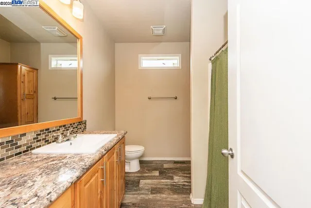 a bathroom with a tub