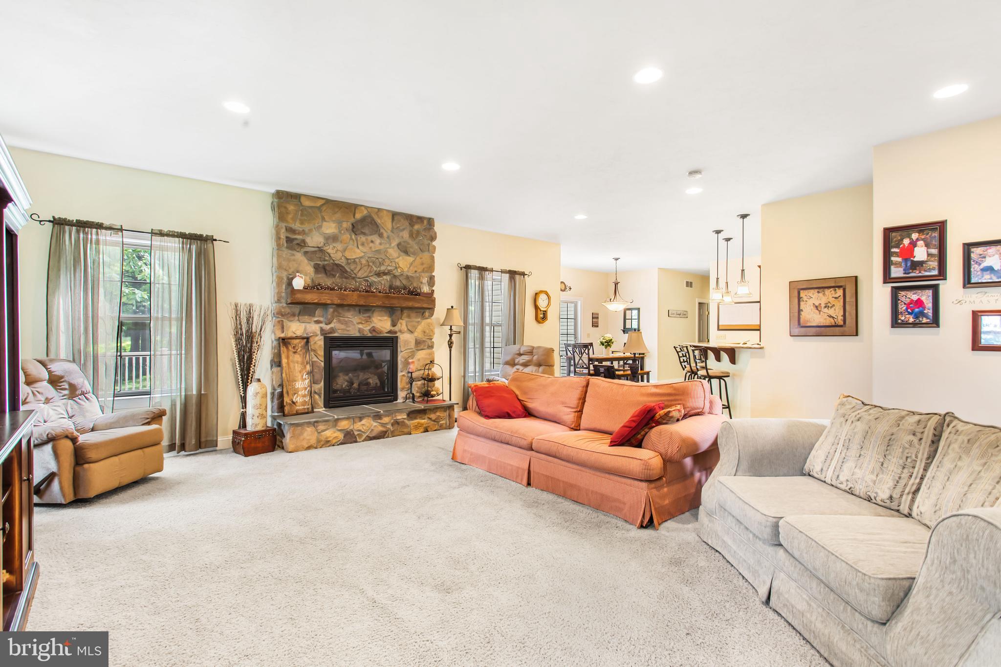 216 Blooming Grove Road Hanover, PA 17331 - Photo 22 of 60 a living room with furniture and a fireplace