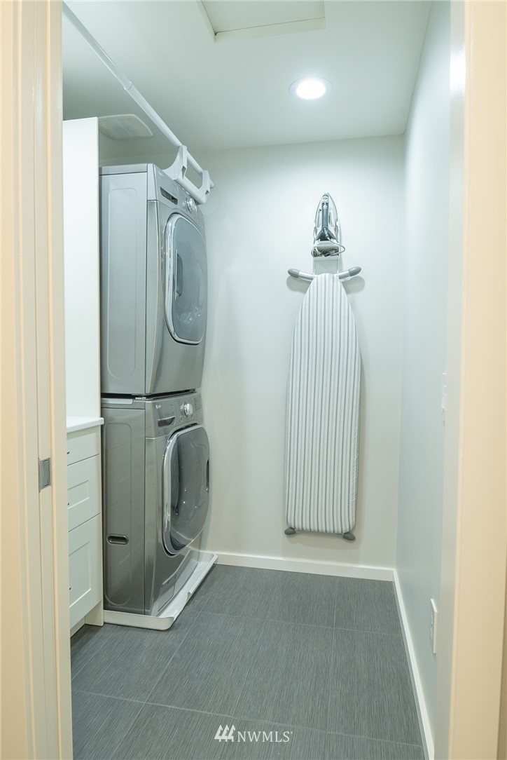 3436 Southeast 5th Street Renton, WA 98058 - Photo 19 of 28 a view of a storage & utility room with washer and dryer