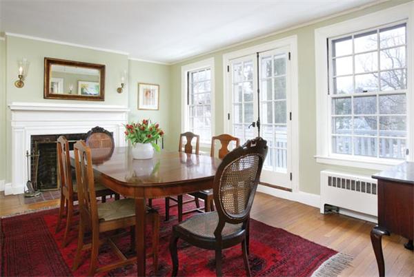 21 Fairmount Street Brookline, MA 02445 - Photo 3 of 10 a view of a dining room with furniture and wooden floor