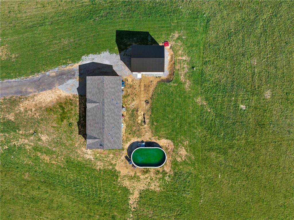 1350 Beham Ridge Road West Alexander, PA 15376 - Photo 43 of 48 a aerial view of a house with a yard and large trees
