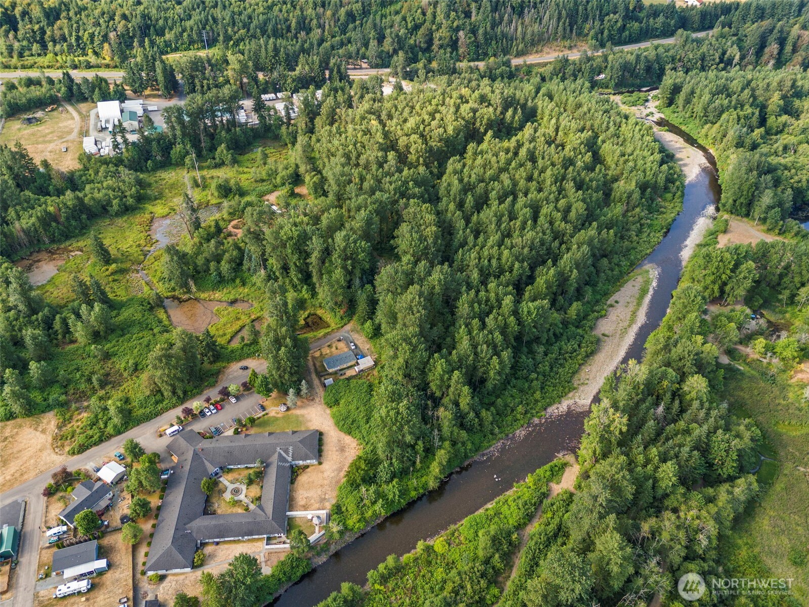 841 West Main Morton, WA 98356 - Photo 14 of 27 an aerial view of residential houses with outdoor space and street view