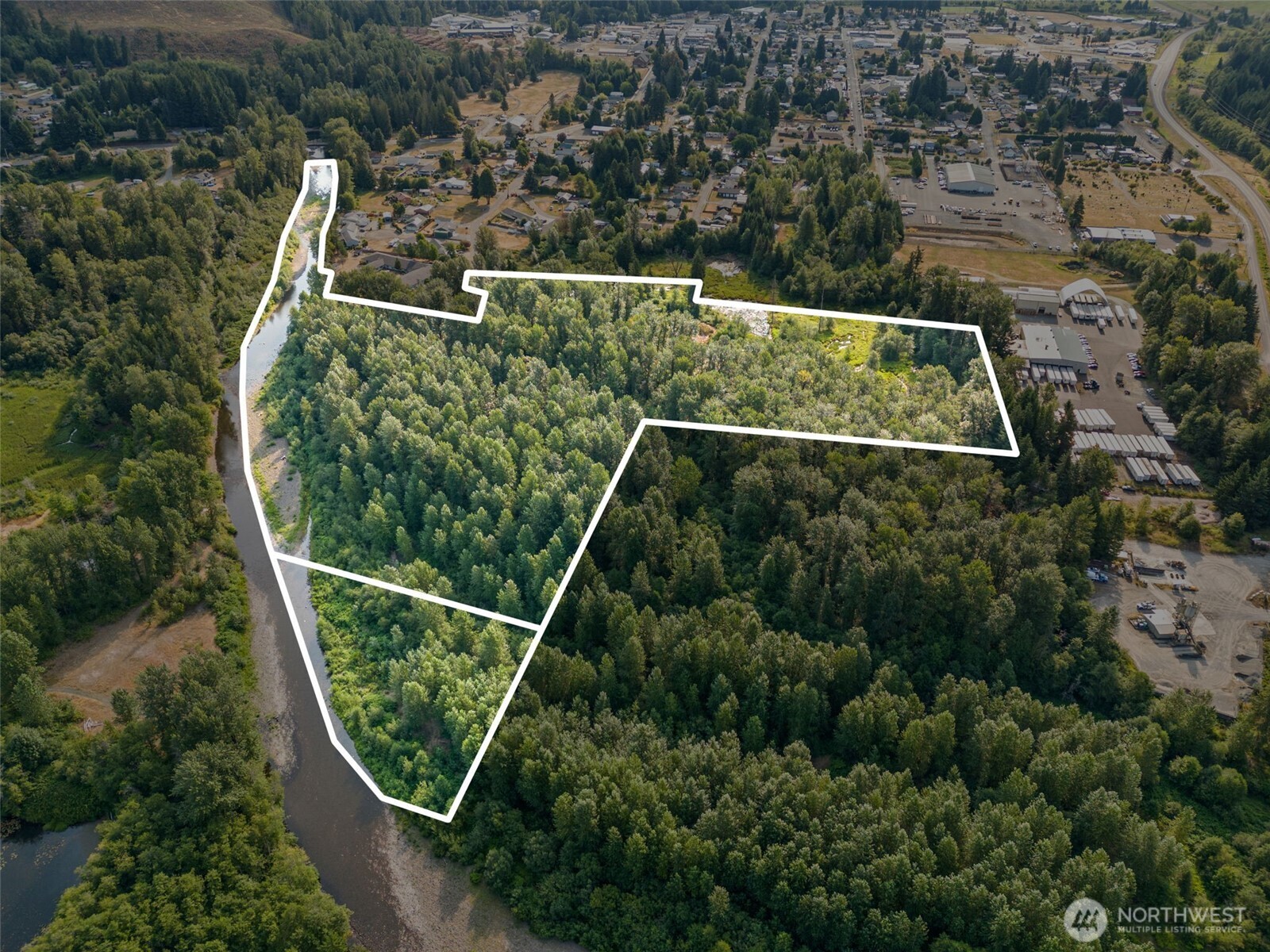841 West Main Morton, WA 98356 - Photo 9 of 27 an aerial view of a house with a yard