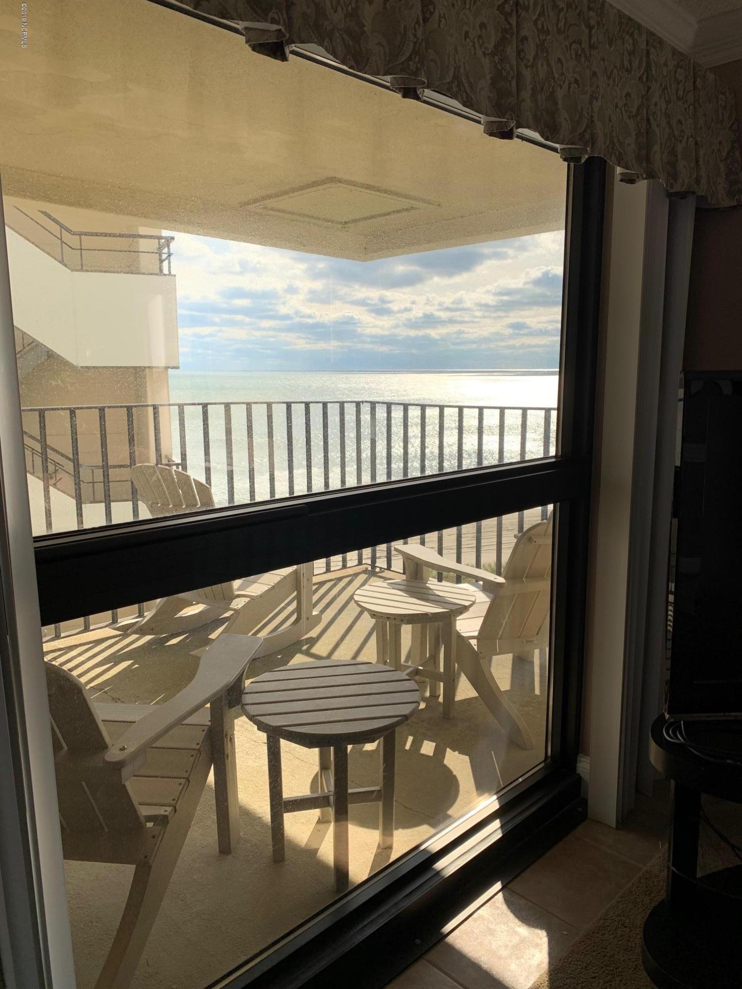 1505 Salter Path Road, Unit 542 Indian Beach, NC 28512 - Photo 25 of 52 view from living area side window