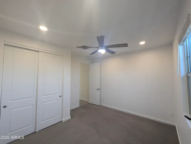 a storage room with empty racks