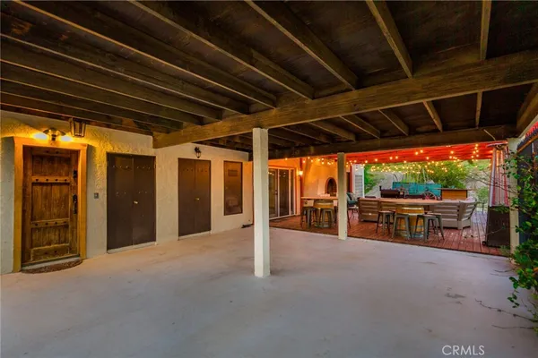 a close view of a washer and dryer in a utility room