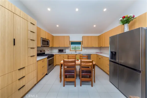 a view of city and mountain