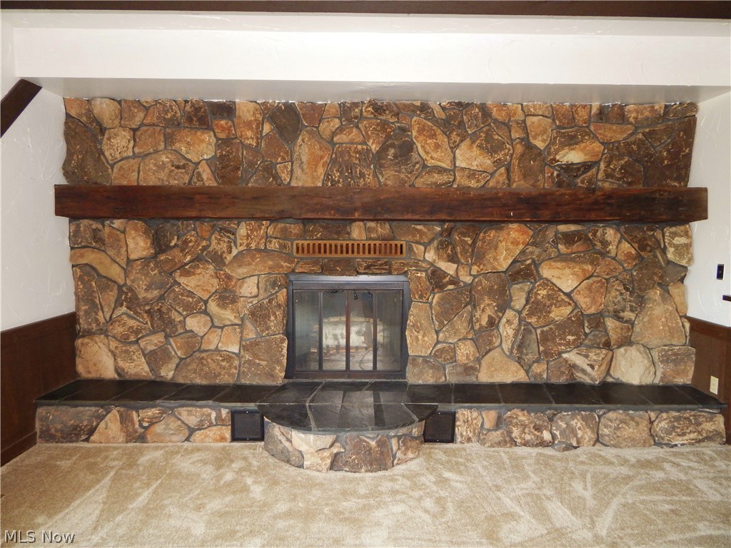 19408 Boston Road Strongsville, OH 44149 - Photo 15 of 30 Stone fireplace