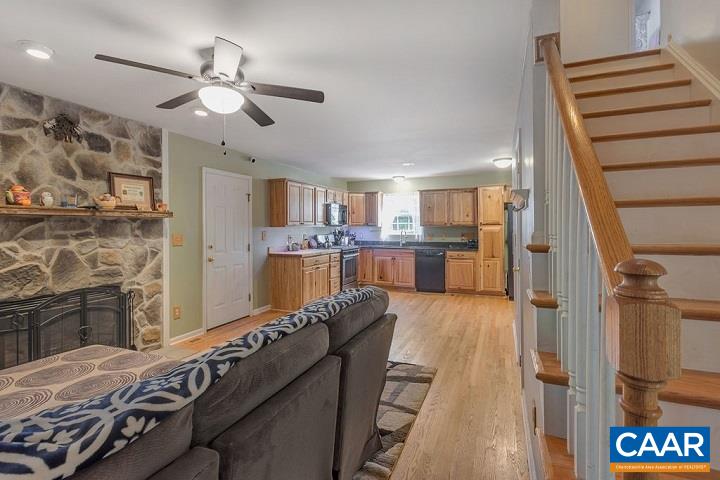 5 Cliftwood Road Palmyra, VA 22963 - Photo 4 of 49 a kitchen with stainless steel appliances granite countertop a refrigerator and a stove top oven