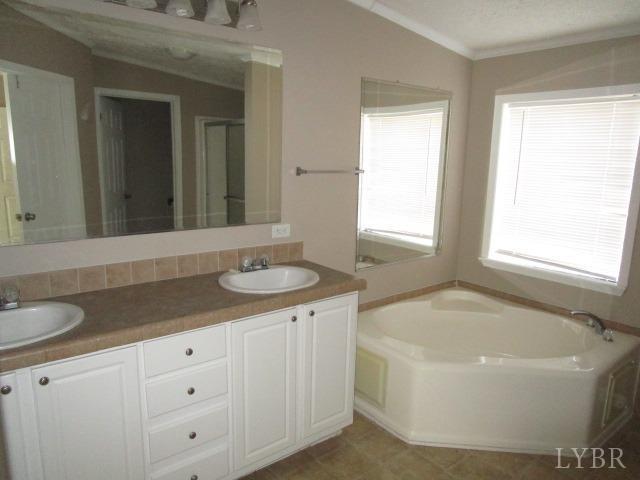263 George Hairston Road Fieldale, VA 24089 - Photo 12 of 22 a bathroom with bathtub sink and window