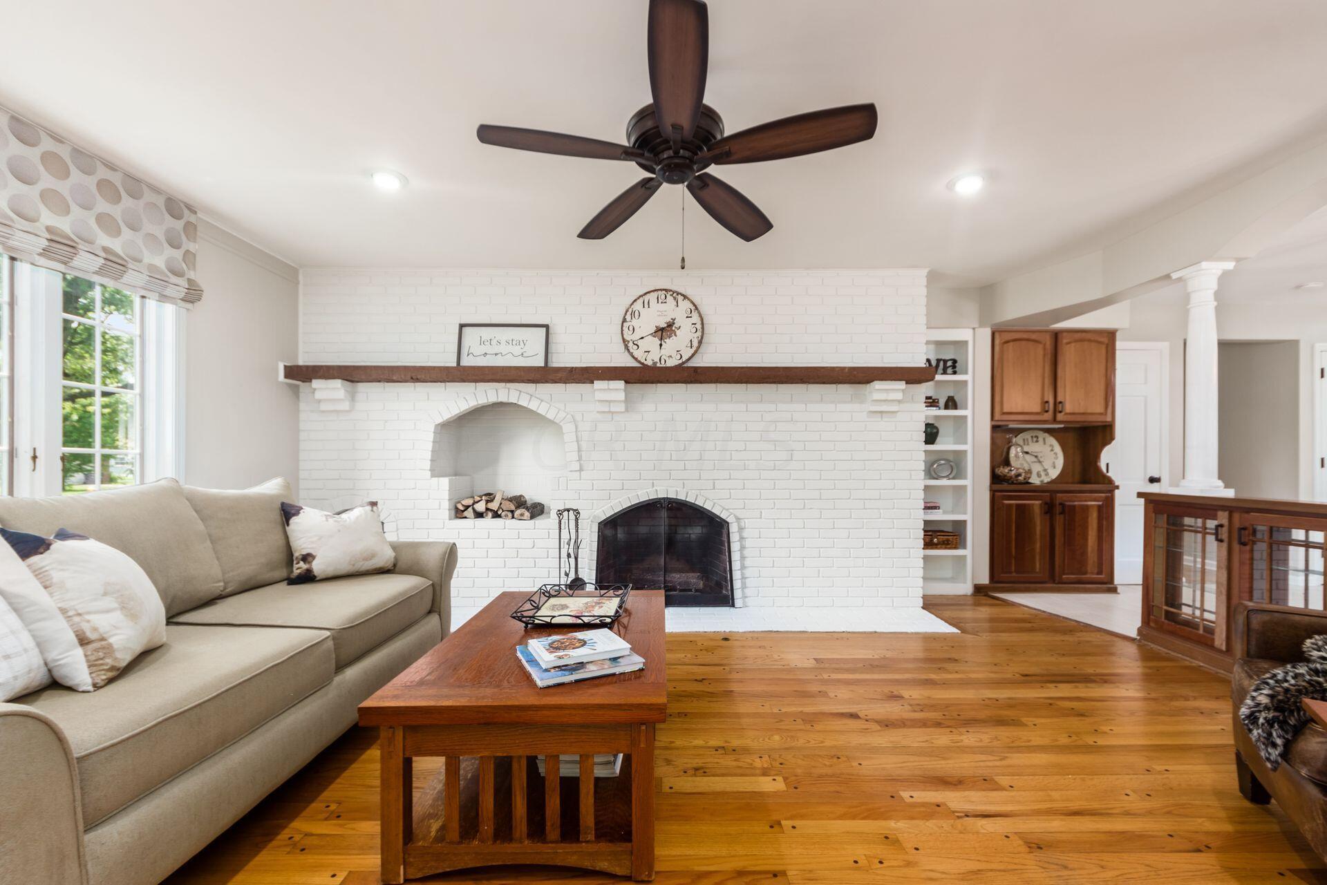 4220 Camborne Road Columbus, OH 43220 - Photo 13 of 45 BRICK WALL WITH FIREPLACE #2!