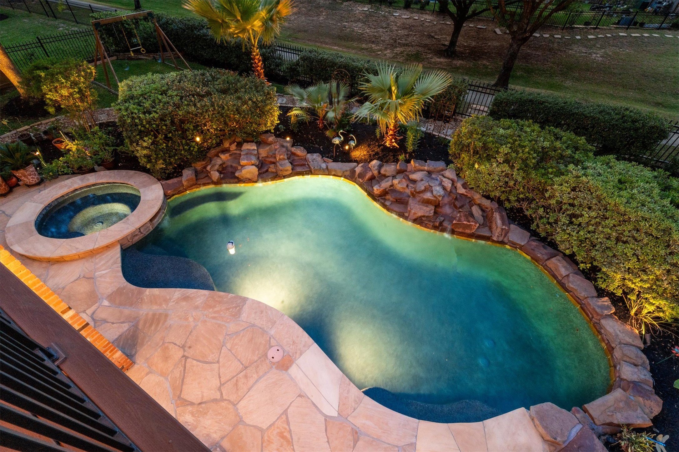 9822 Prairie Clover Lane Spring, TX 77379 - Photo 40 of 46 a view of a backyard