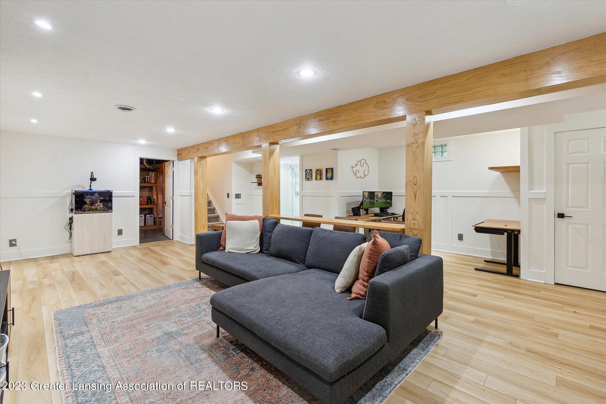 5151 Sleight Road Bath, MI 48808 - Photo 31 of 56 Modern, updated basement