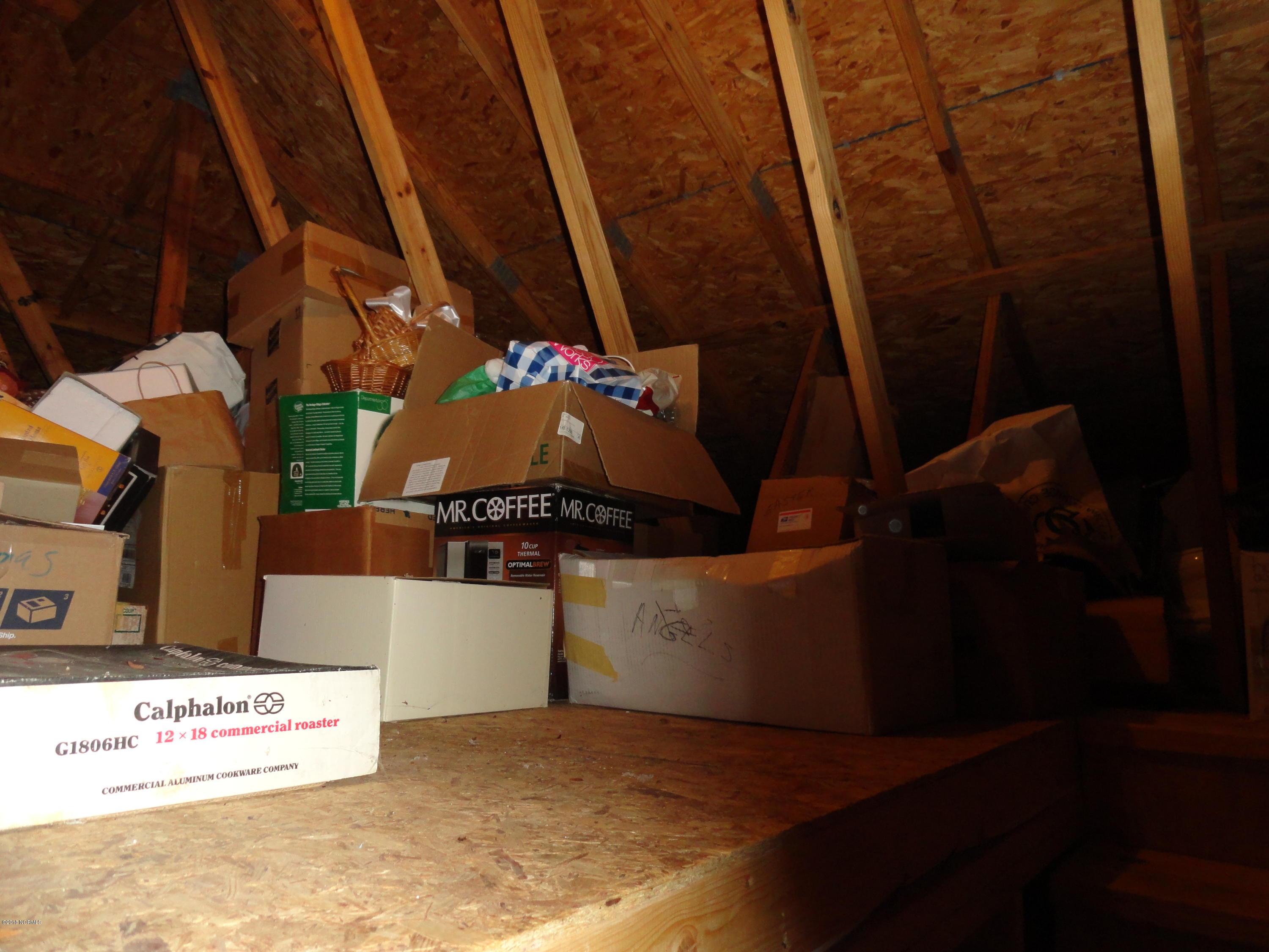 222 Snead Road New Bern, NC 28560 - Photo 30 of 35 Lots of attic storage with permanent stairs