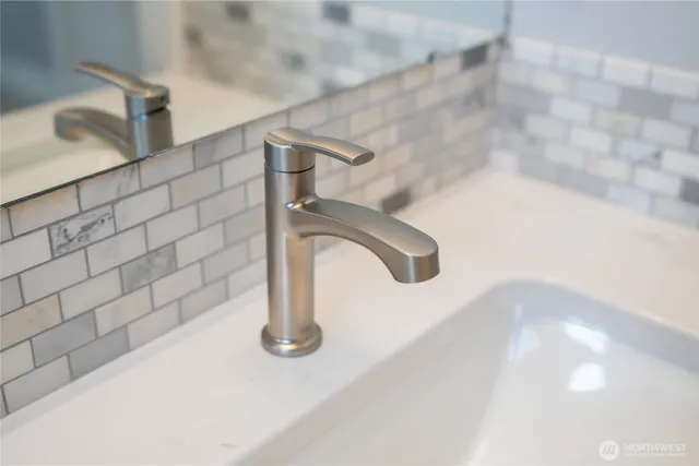 a close view of a sink