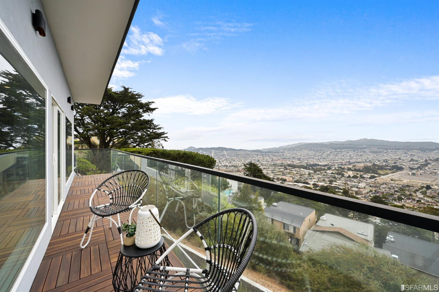 464 Lansdale Avenue San Francisco, CA 94127 - Photo 16 of 61 a view of a balcony with furniture