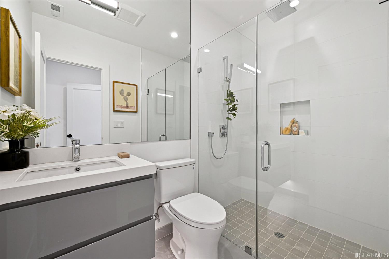 464 Lansdale Avenue San Francisco, CA 94127 - Photo 41 of 61 a bathroom with a sink toilet and shower