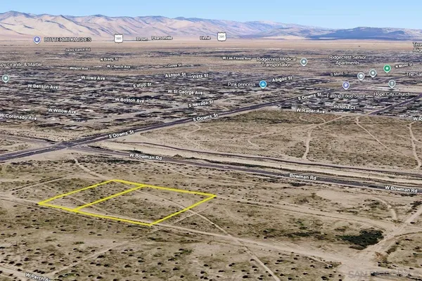 $24,995 | 0 Between Vulcon And Hood Avenue, Unit 3 AND 4, Ridgecrest, CA 93555