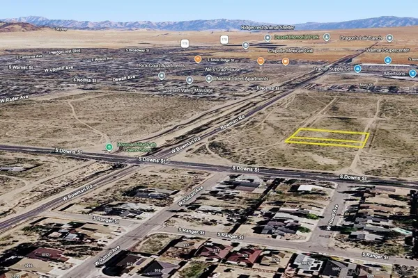 $24,995 | 0 Between Vulcon And Hood Avenue, Unit 3 AND 4, Ridgecrest, CA 93555