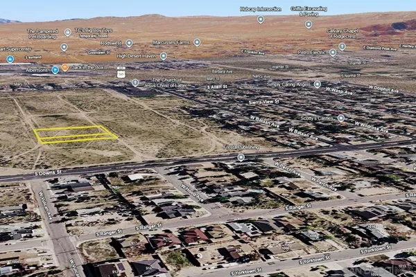 $24,995 | 0 Between Vulcon And Hood Avenue, Unit 3 AND 4, Ridgecrest, CA 93555