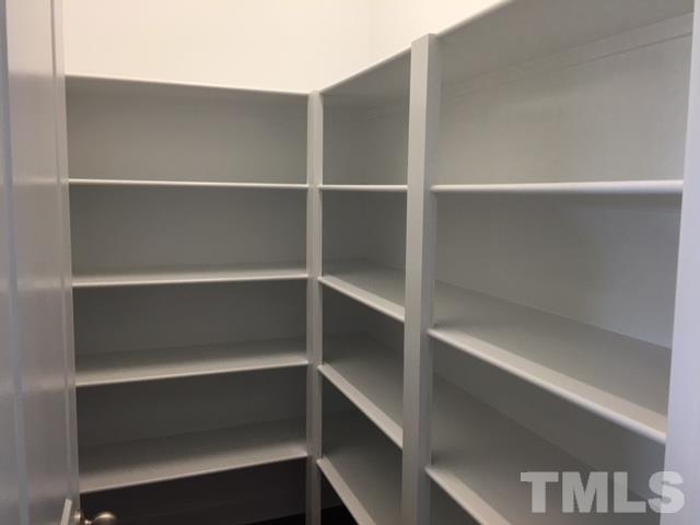 5264 Aleppo Lane, Unit 51 Raleigh, NC 27613 - Photo 10 of 22 a view of walk in closet with empty racks