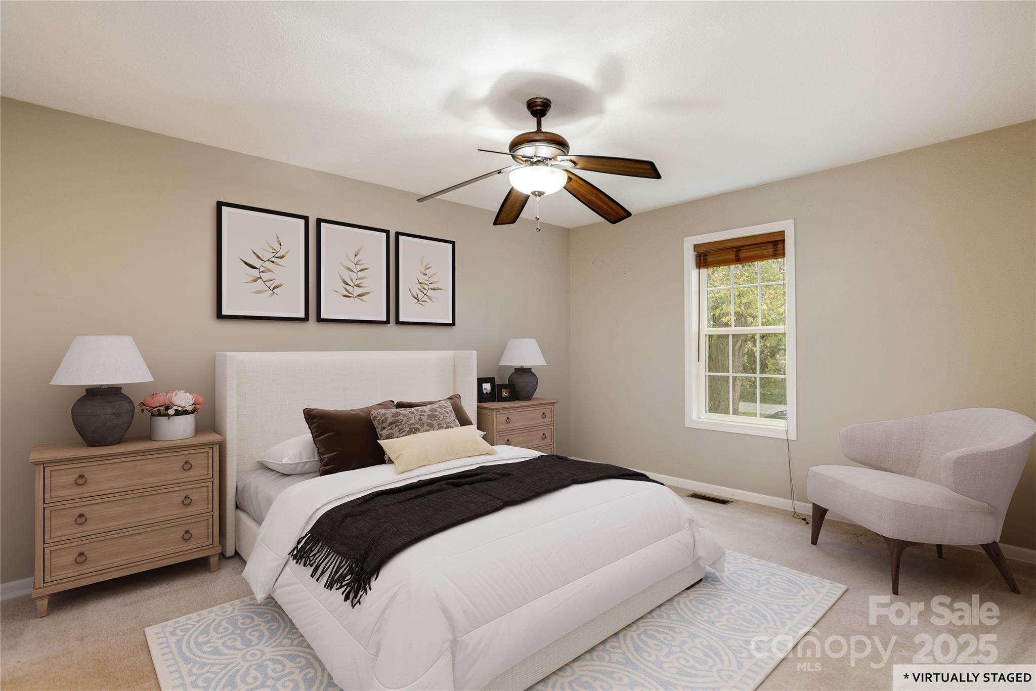 190 Temple Church Road Brevard, NC 28712 - Photo 14 of 24 a bedroom with a bed and wooden floor