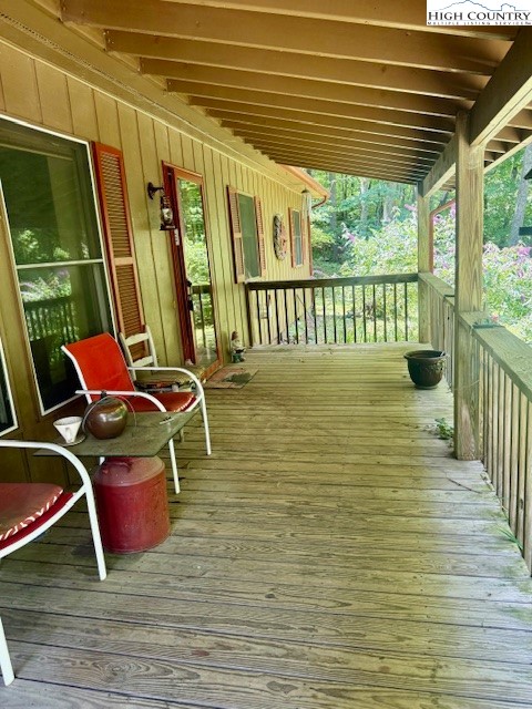 2202 Old 16 Highway Jefferson, NC 28640 - Photo 12 of 27 a view of a balcony with chairs