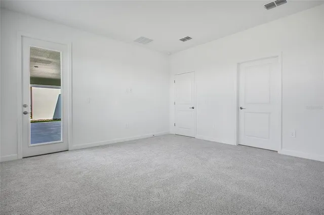 a view of empty room