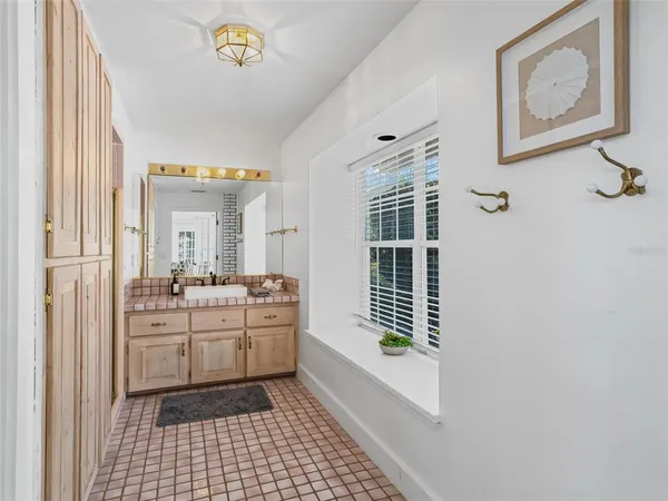 a room with dryer and washer