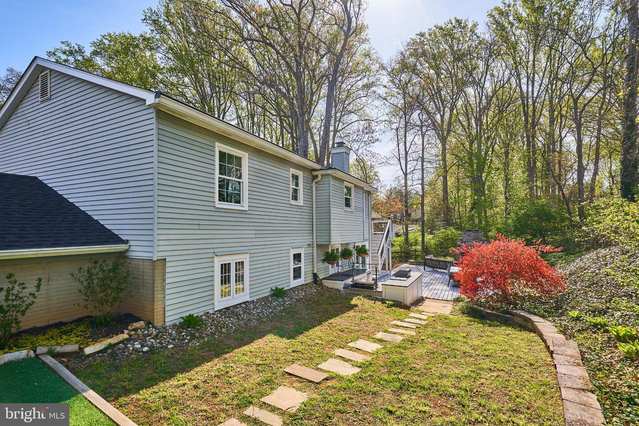 3270 Fox Mill Road Oakton, VA 22124 - Photo 53 of 66 Serene backyard retreat in nature.