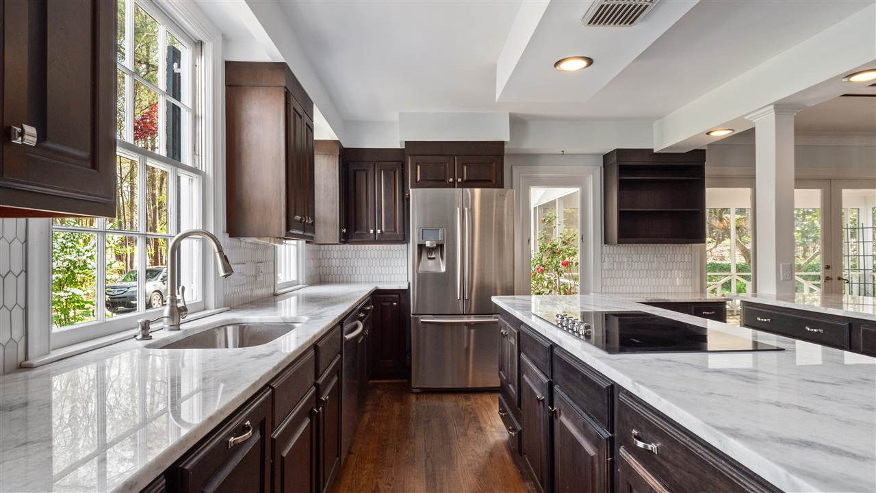 1809 Faison Road Durham, NC 27705 - Photo 5 of 30 New countertops, backsplash, and 36 inch range Kitchen